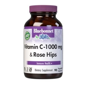 Bluebonnet - Vitamin C-1,000mg & Rose Hips 90 caps