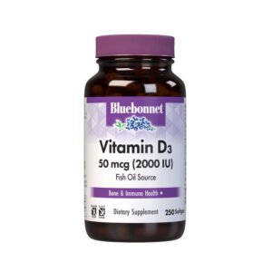 Bluebonnet - Vitamin D3 Fish oil source 250 softgels