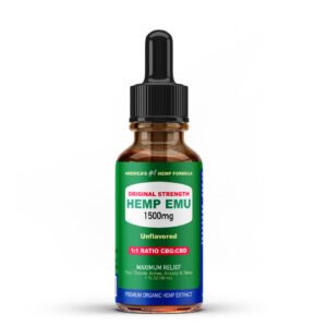 Hemp Emu 1500mg 1:1 Ratio CBG:CBD